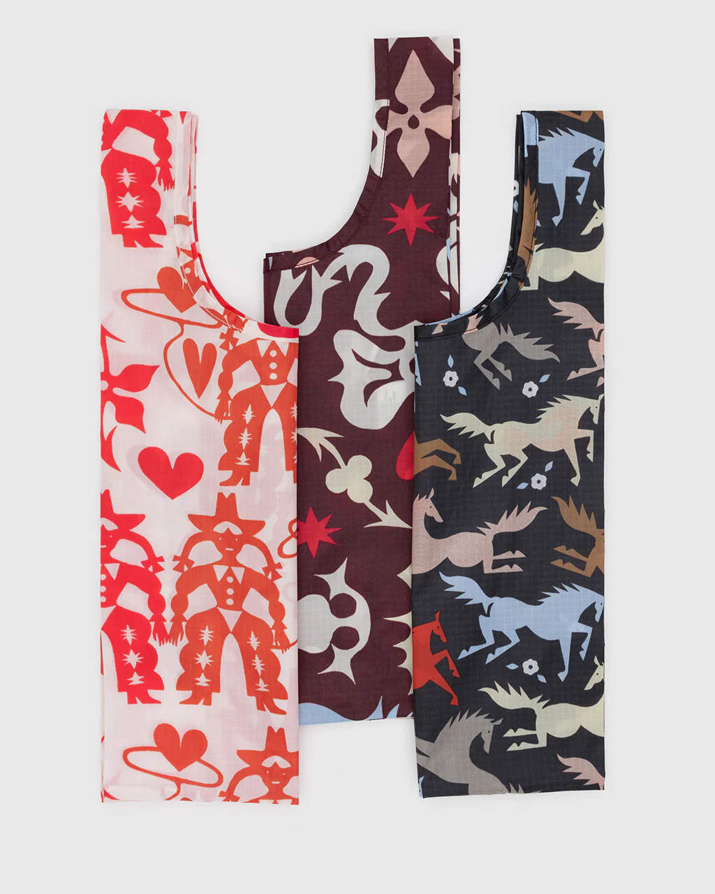 Standard Baggu Set Of 3 - Western Cut-Outs