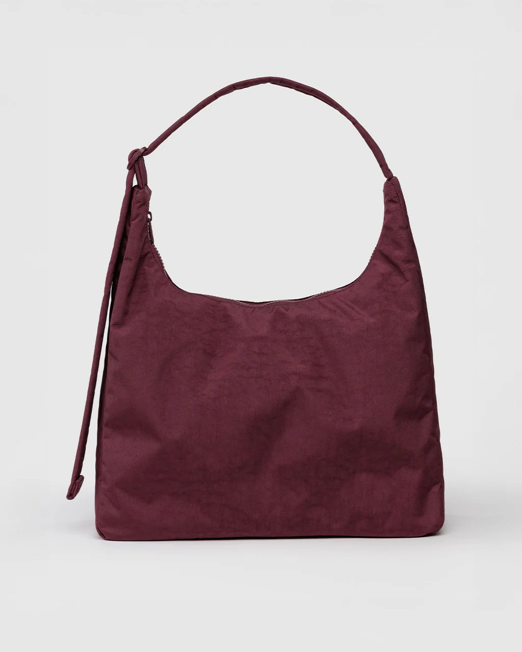 Nylon Shoulder Bag - Mahogany