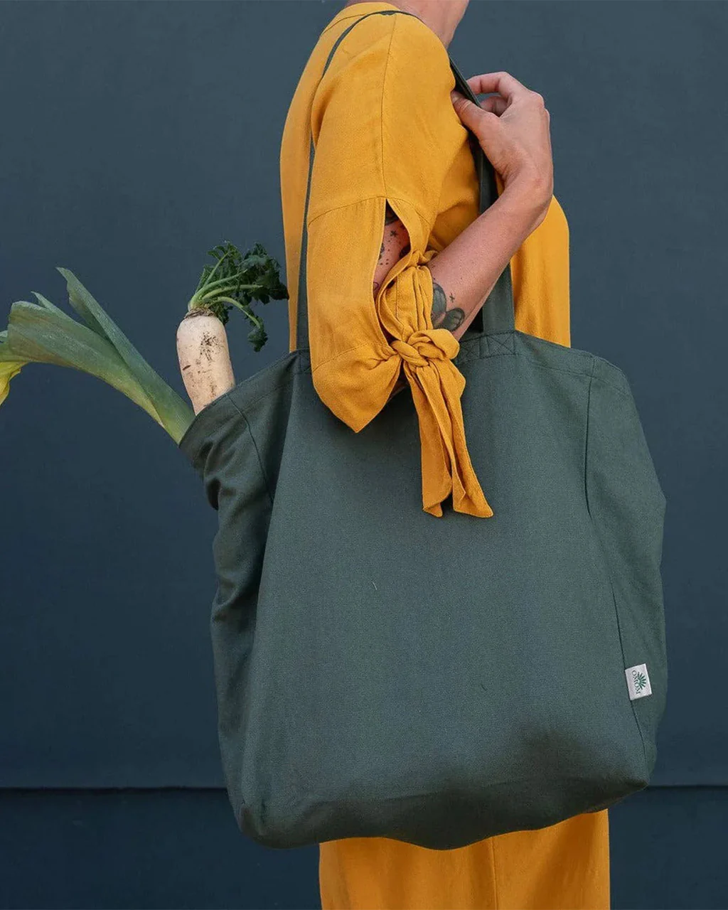 Organic Cotton Tote Bag - Green