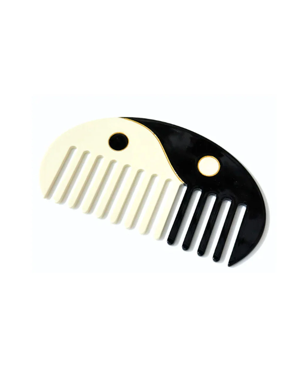 Hand-Painted Yin Yan Acetate Hair Comb