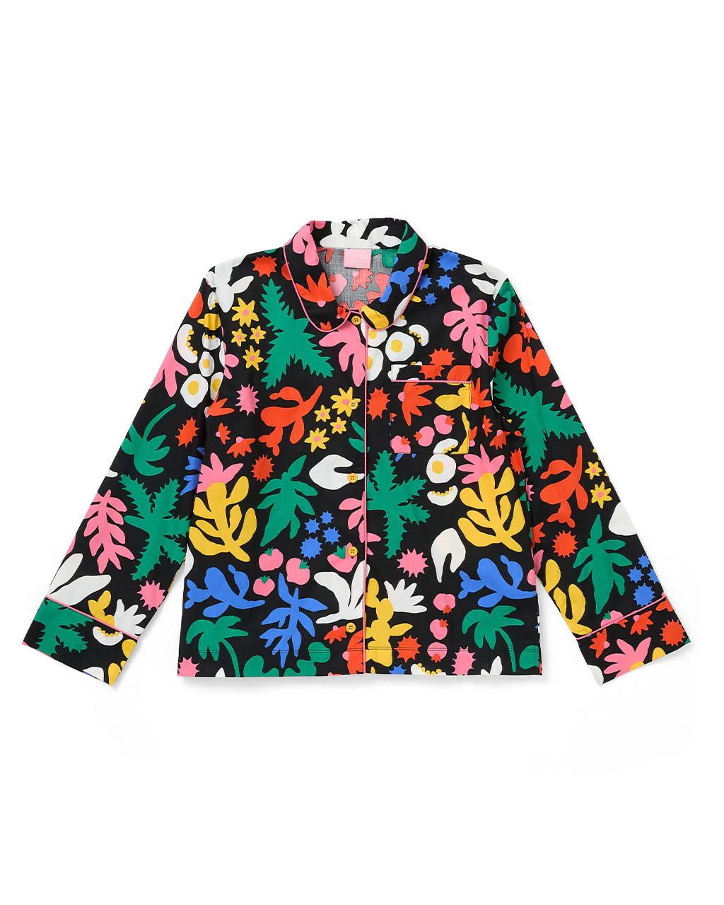 Long Sleeve Leisure Shirt - Flower Power