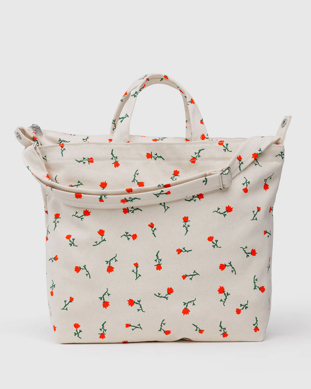 Horizontal Zip Duck Bag - Painted Wildflower