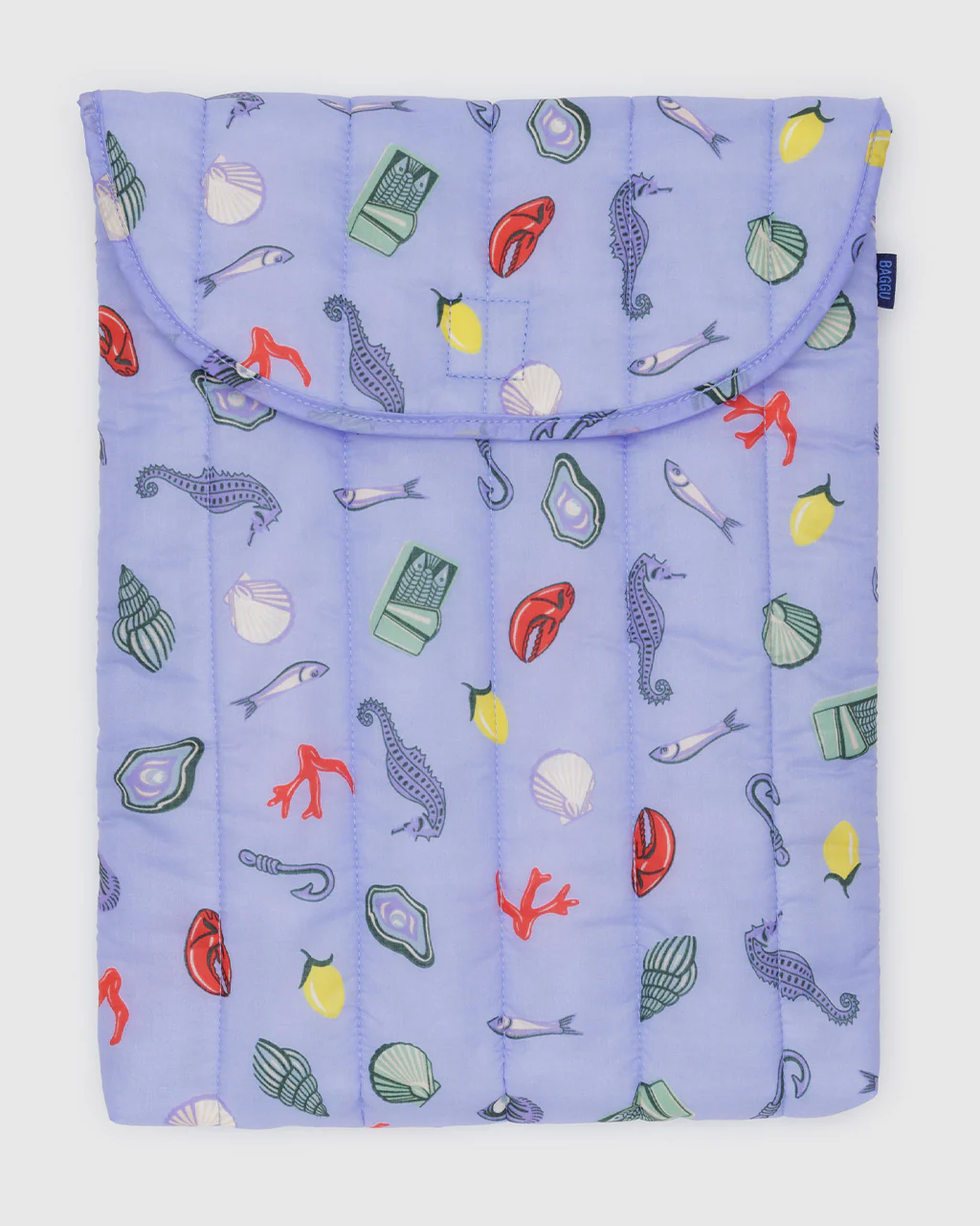 Puffy Laptop Sleeve 16" - Sea Charms