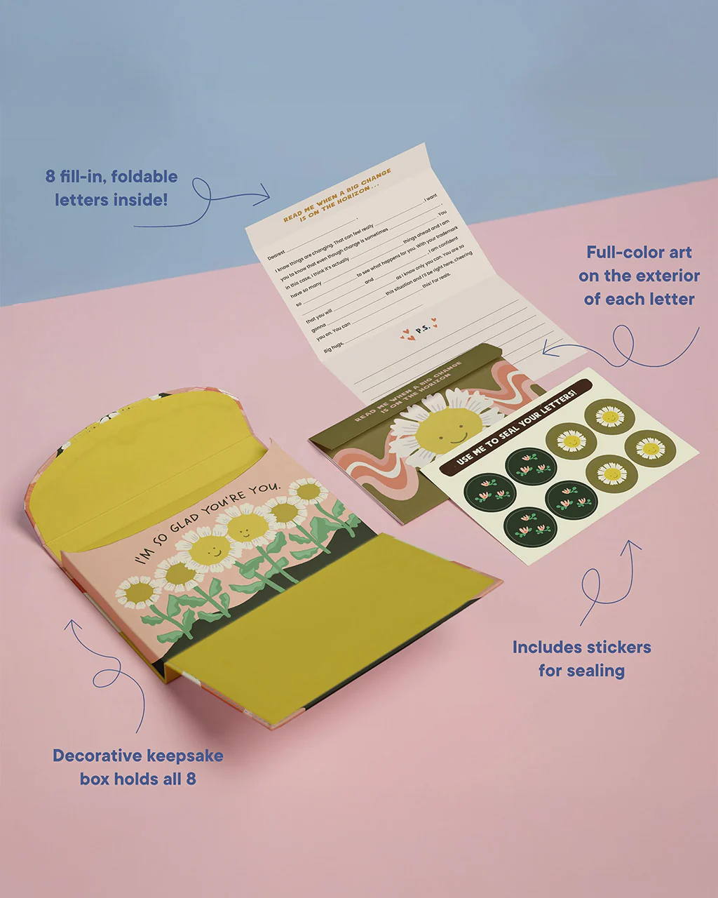 A Box Of Pep Talks: Fill In The Blank Read Me When Letters