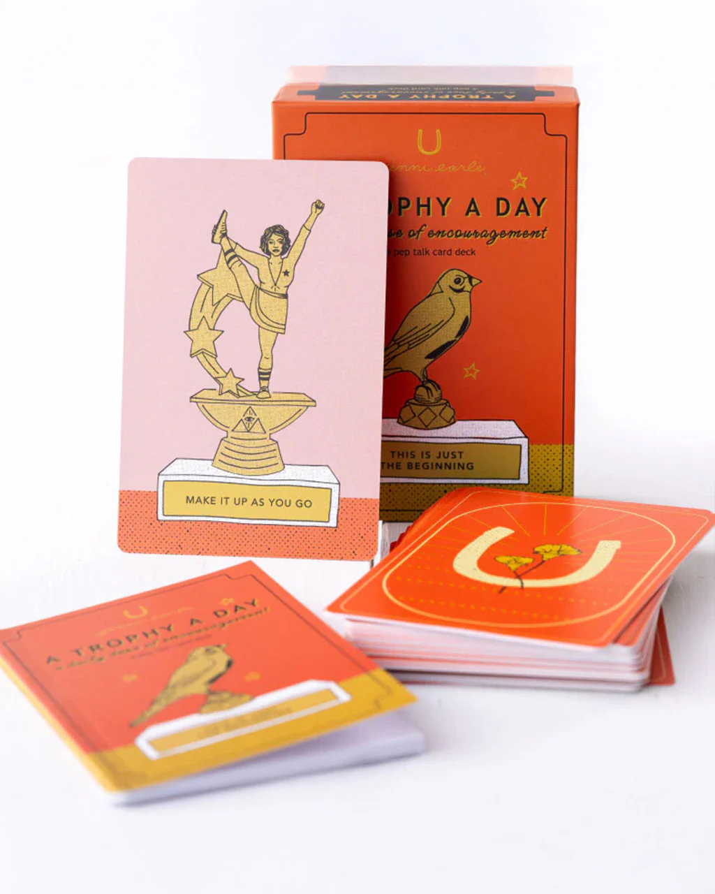 A Trophy A Day: Pep Talk Oracle Card Deck