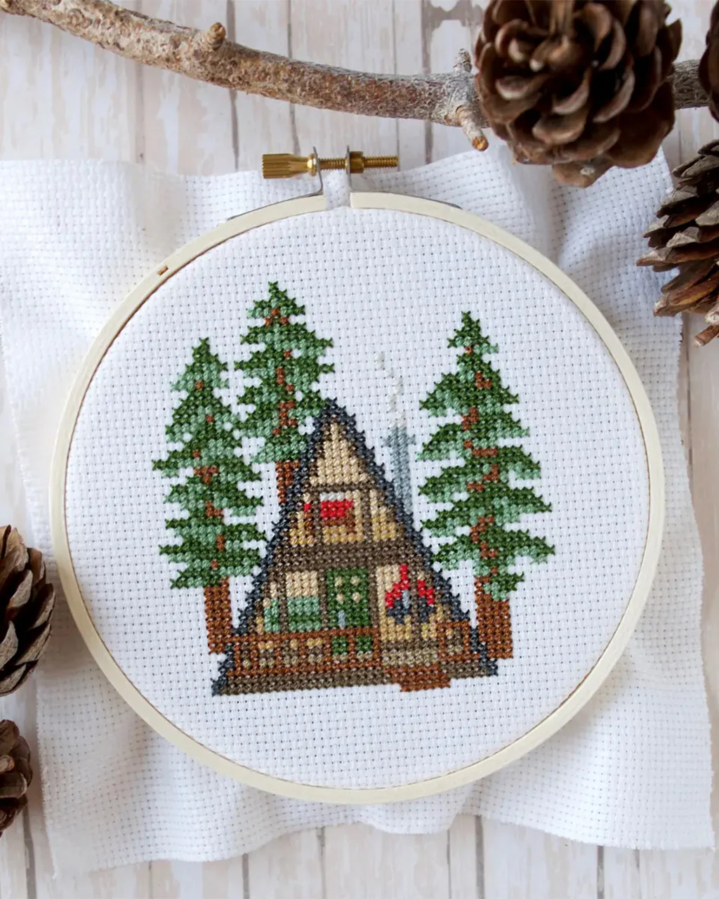 A-Frame Cross Stitch Kit
