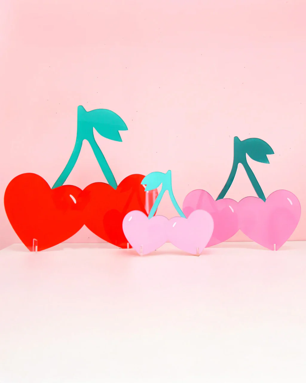Acrylic Cherries - Set Of 3
