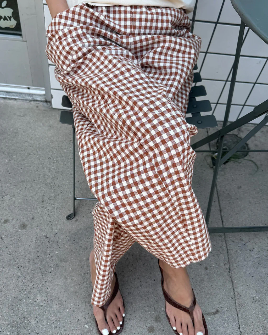Arc Pants - Cinnamon Gingham