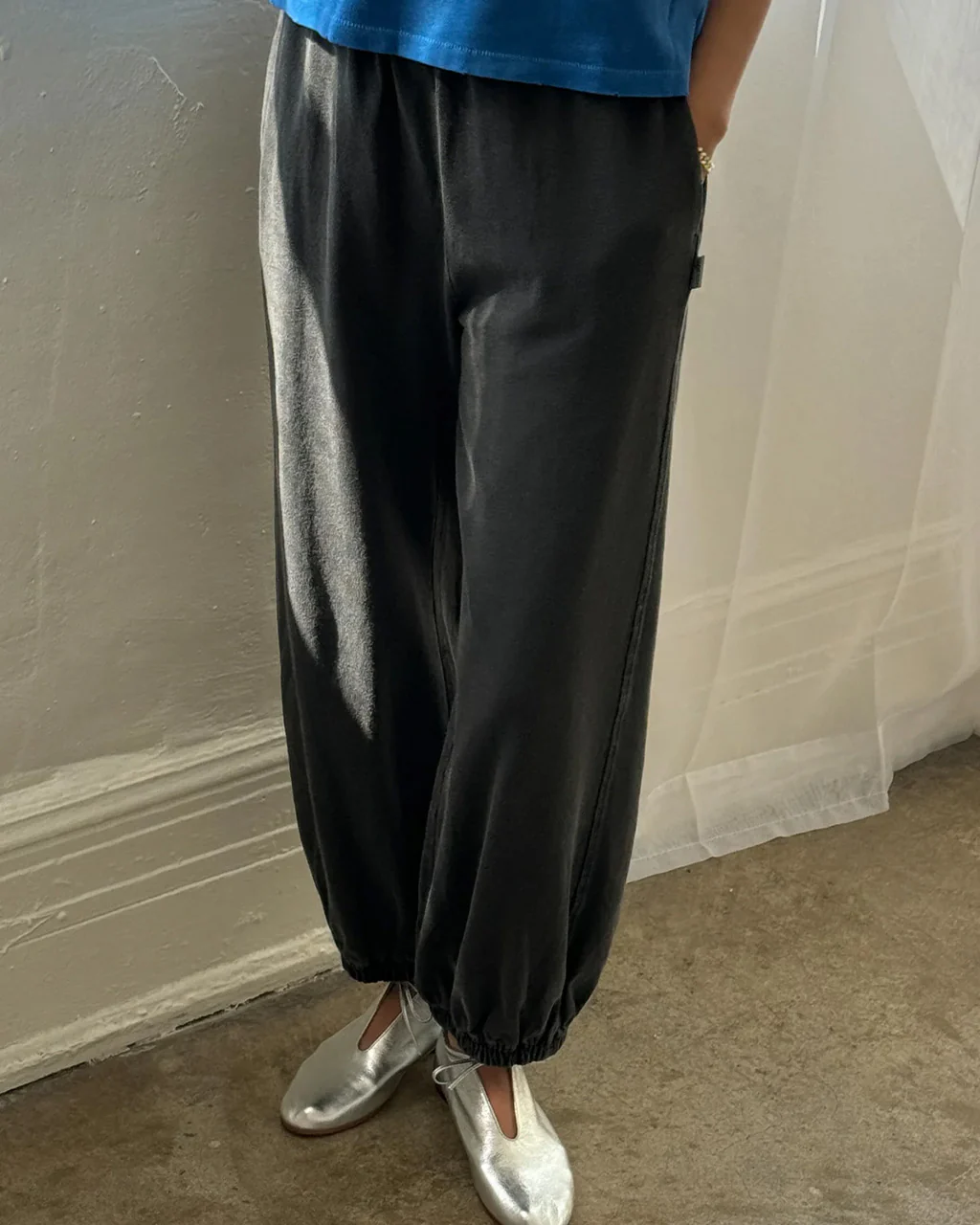 Balloon Pants - Almost Black