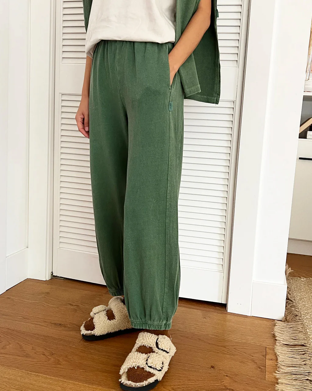 Balloon Pants - Basil