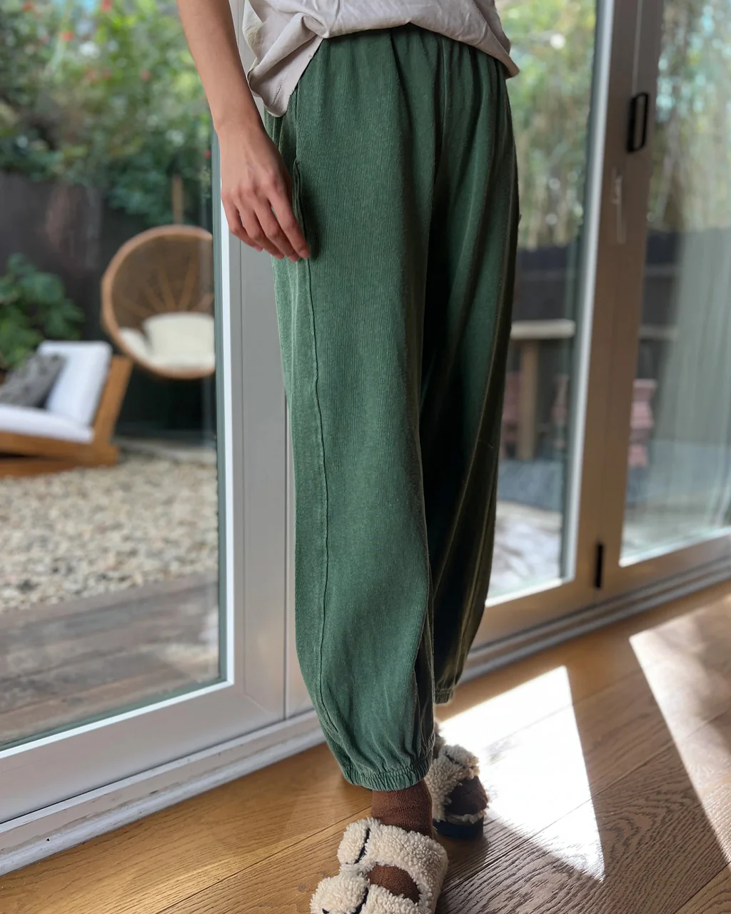Balloon Pants - Basil