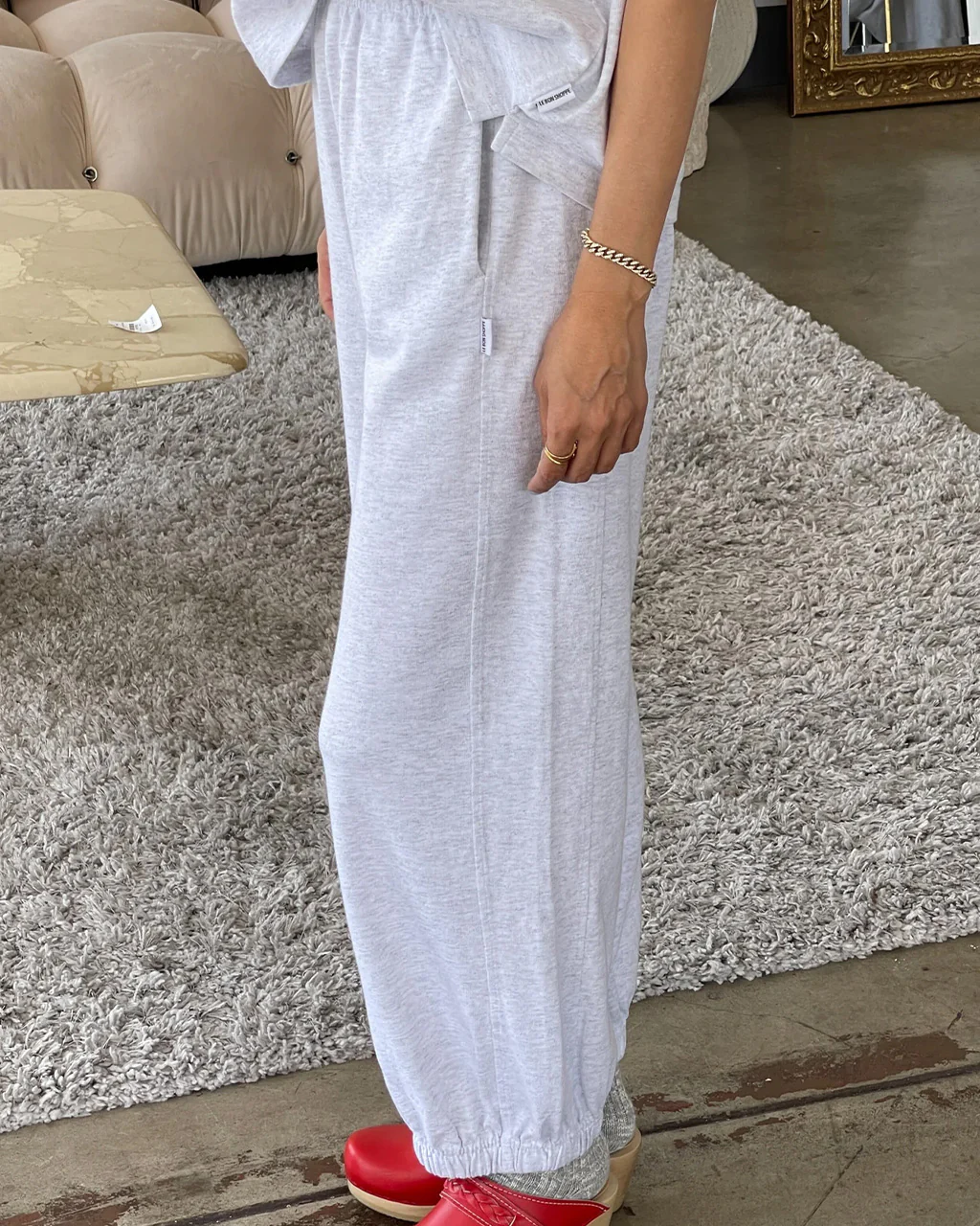 Balloon Pants - Icy Grey