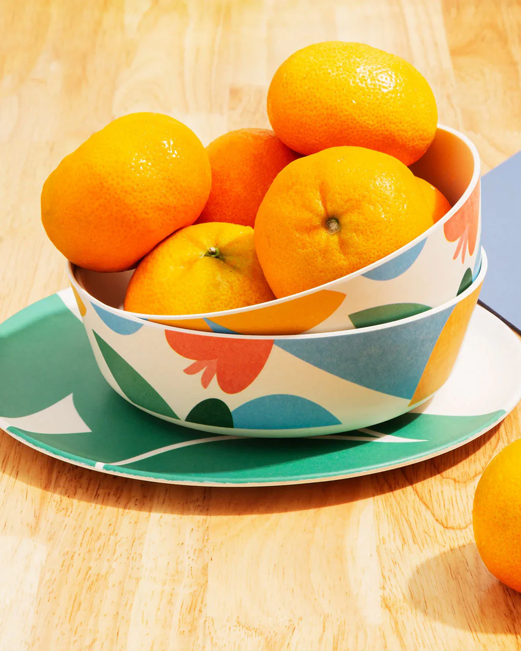 Bamboo Bowl Set - Flora