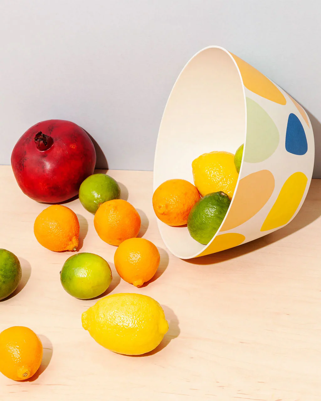 Bamboo Serving Bowl - Pebbles