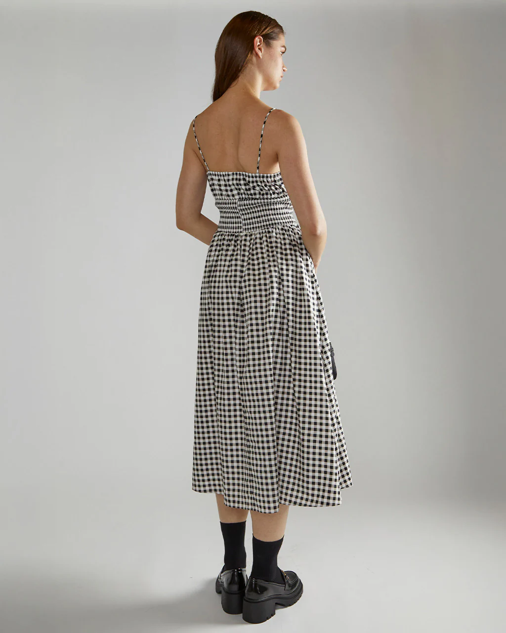 Black And White Gingham Dress