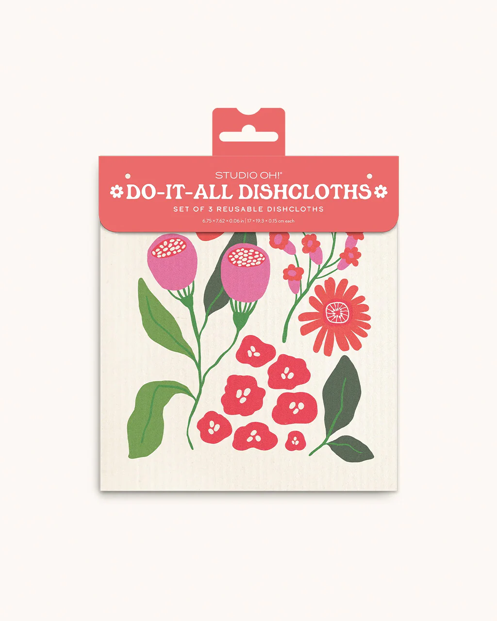 Botanical Bliss Do-It-All Dishcloths