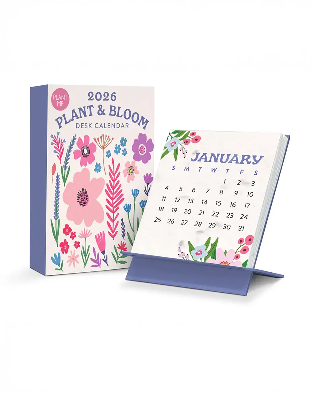 Botanical Bliss Plant & Bloom 2026 Desk Calendar