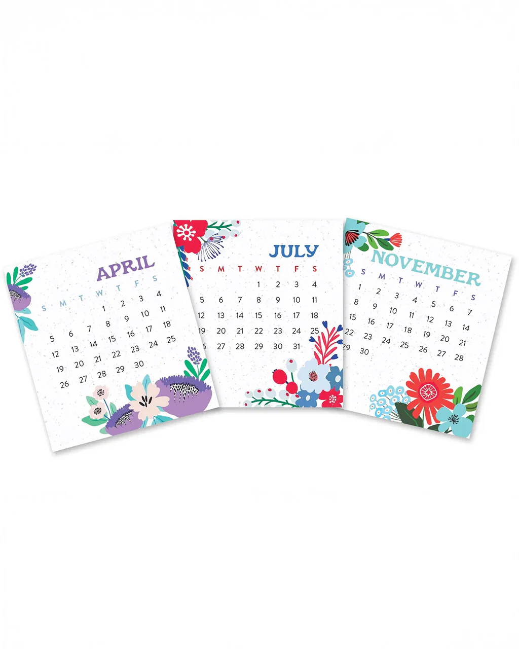 Botanical Bliss Plant & Bloom 2026 Desk Calendar