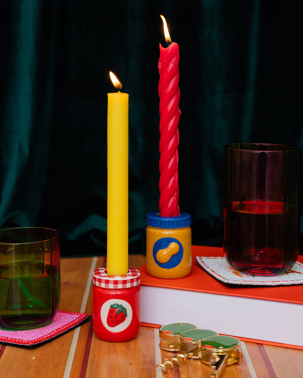 Candle Holder Set - PB&J