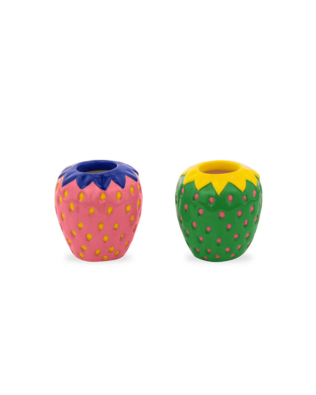 Candle Holder Set - Strawberries