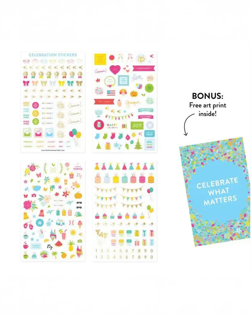 Celebration Sticker Pack