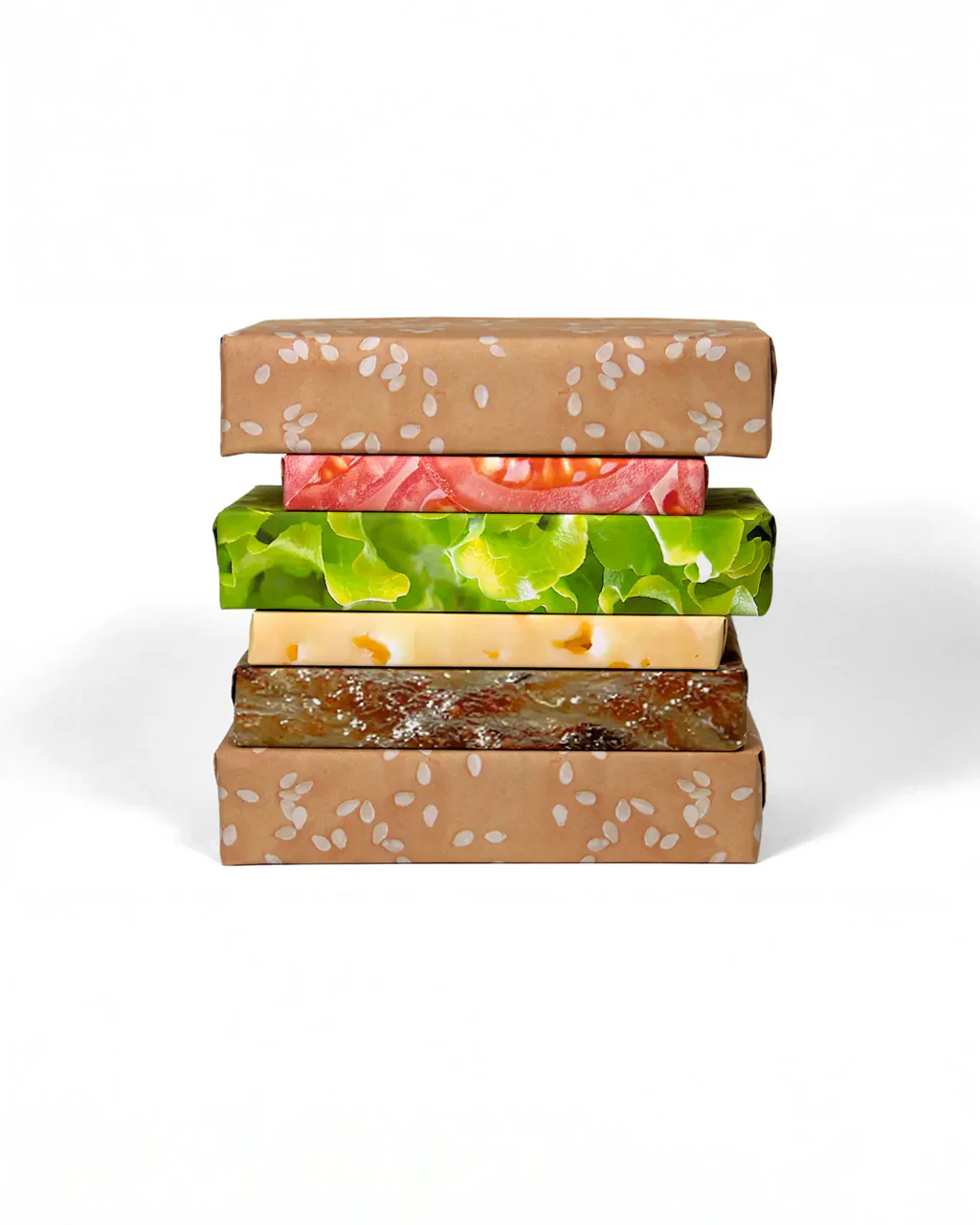 Cheeseburger Wrapping Paper Set