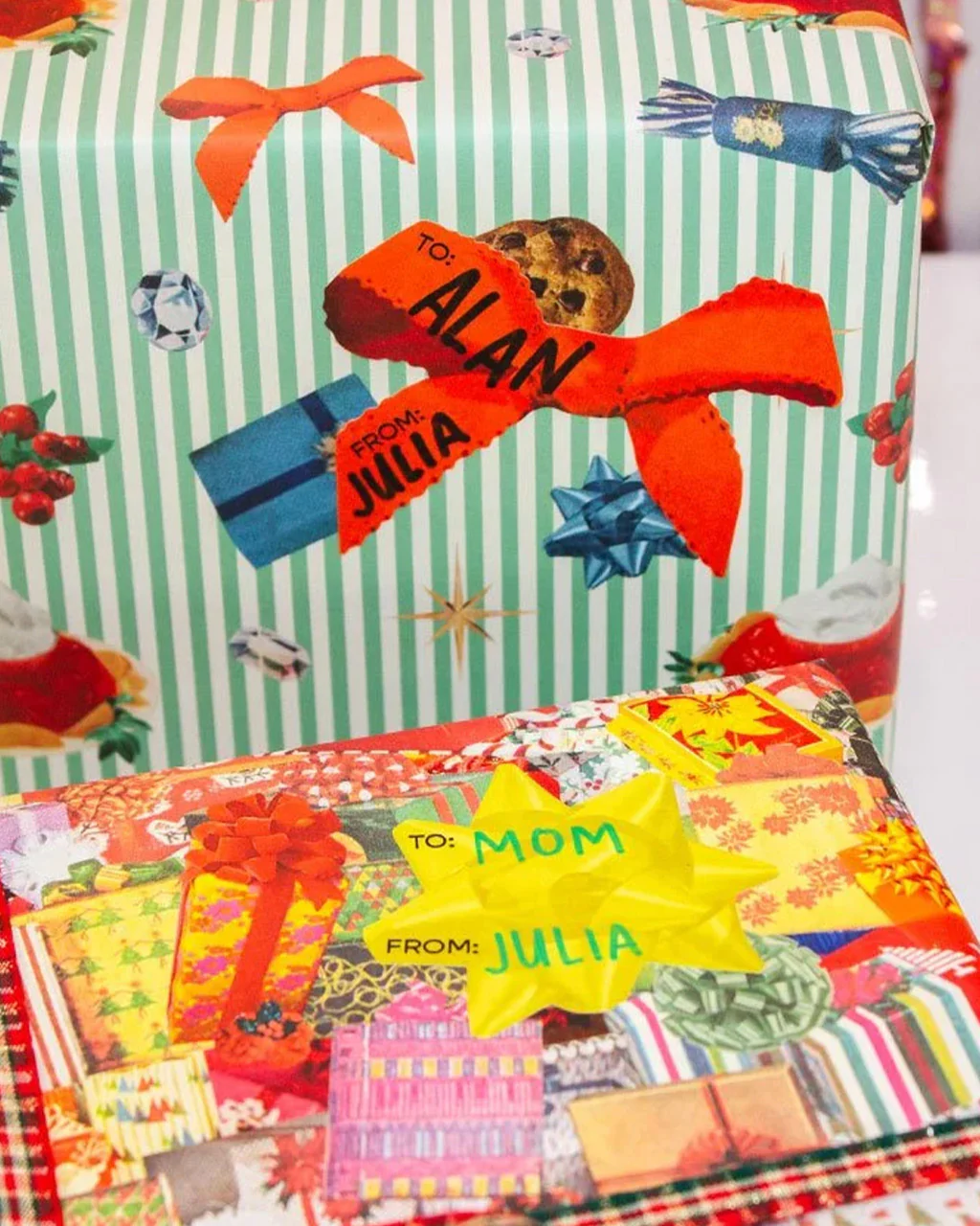Christmas Gift Tag Stickers