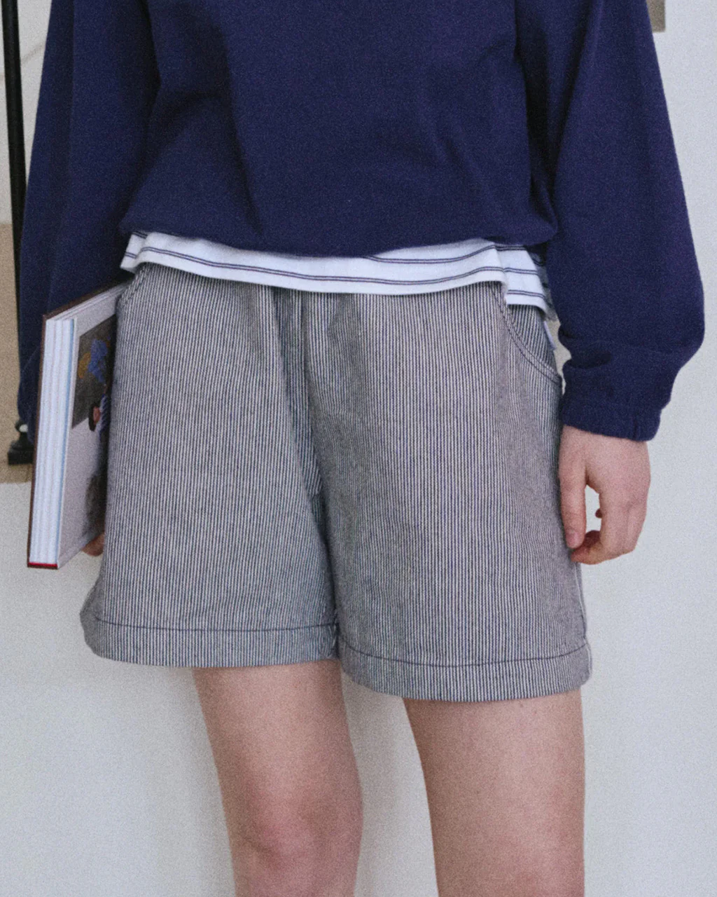 City Shorts - Blue Stripe