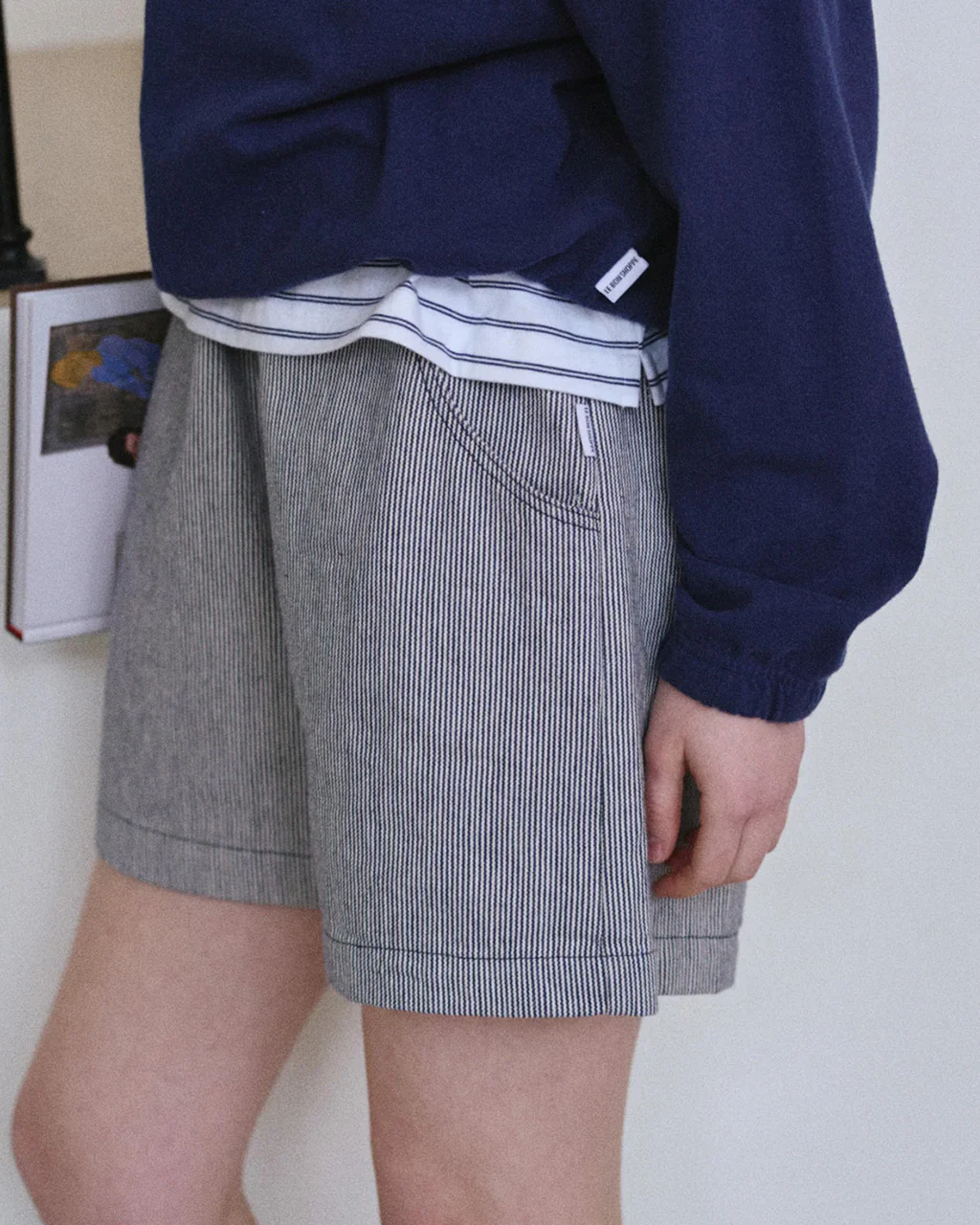 City Shorts - Blue Stripe