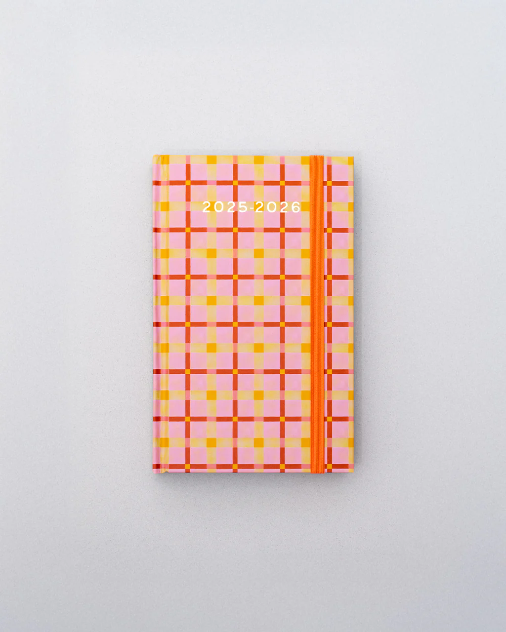 Classic 17-Month Academic Planner - Pink Plaid