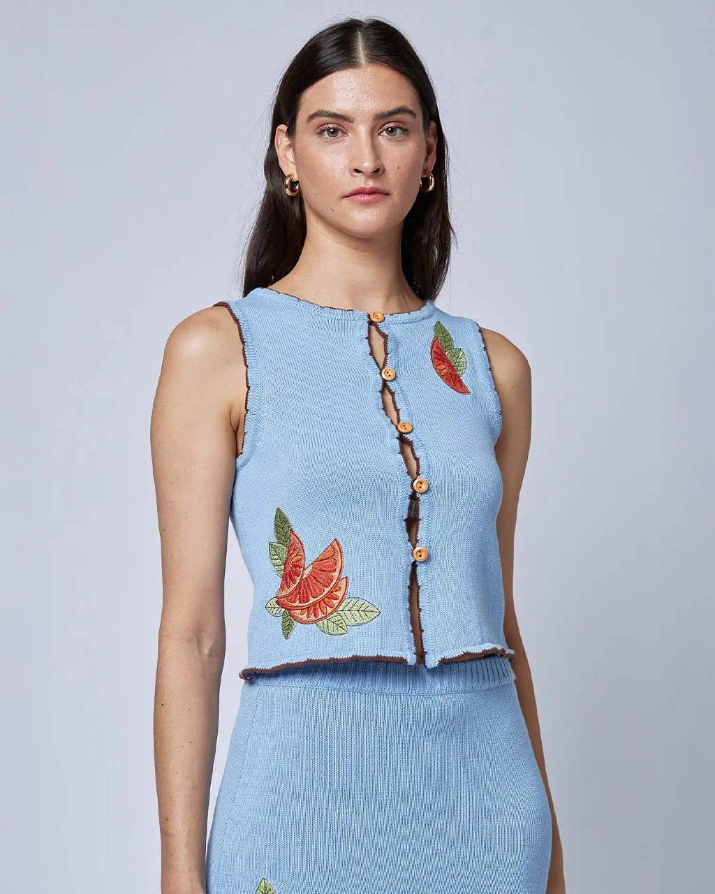 Clementine AppliquÃ© Knit Top