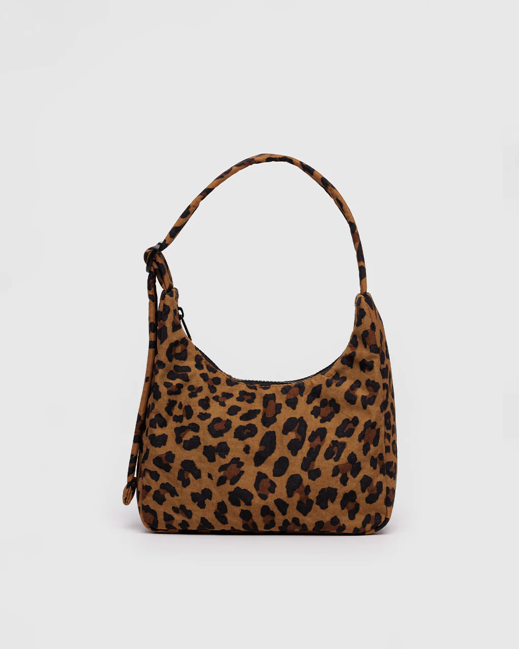 Mini Nylon Shoulder Bag - Leopard