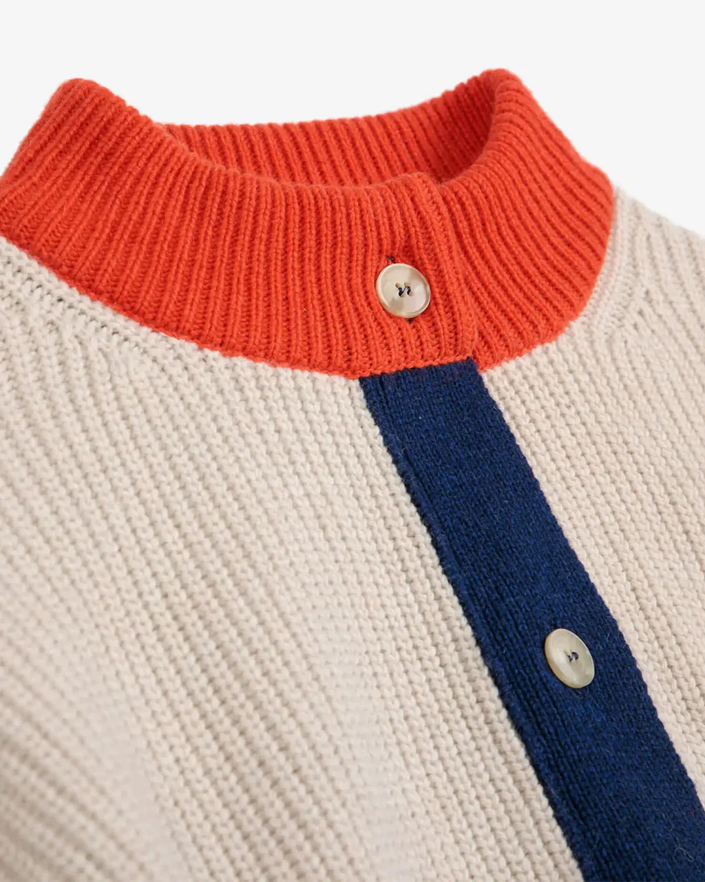 Colorblock Textured Cardigan