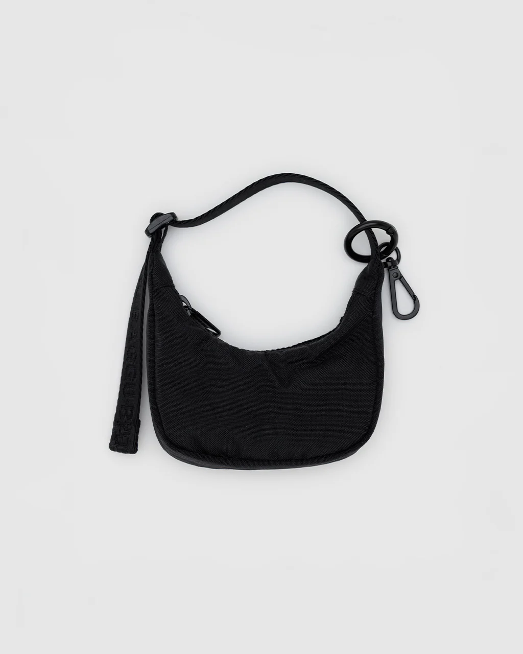 Crescent Bag Charm - Black