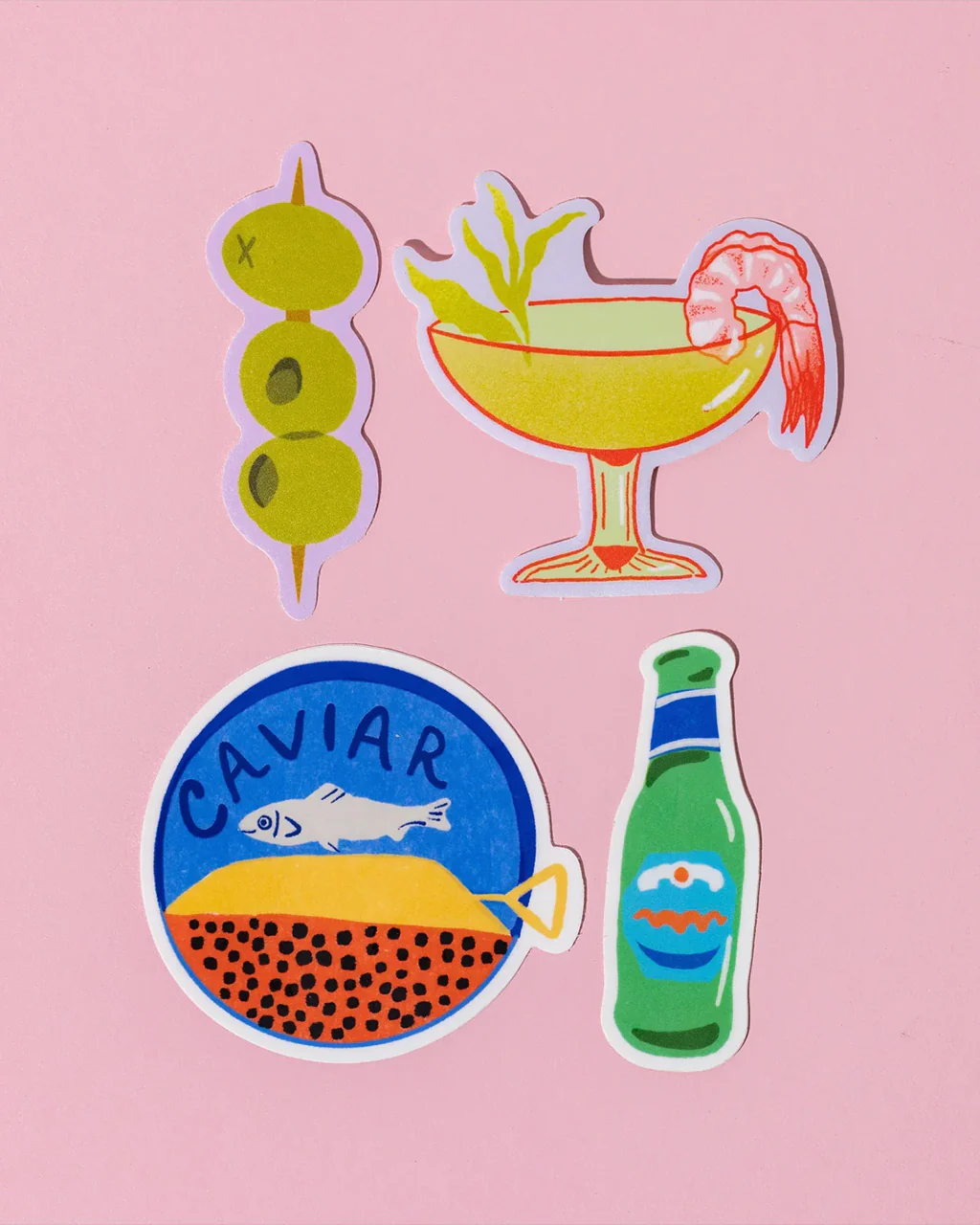 Dinner Club Sticker Pack - Set of 4