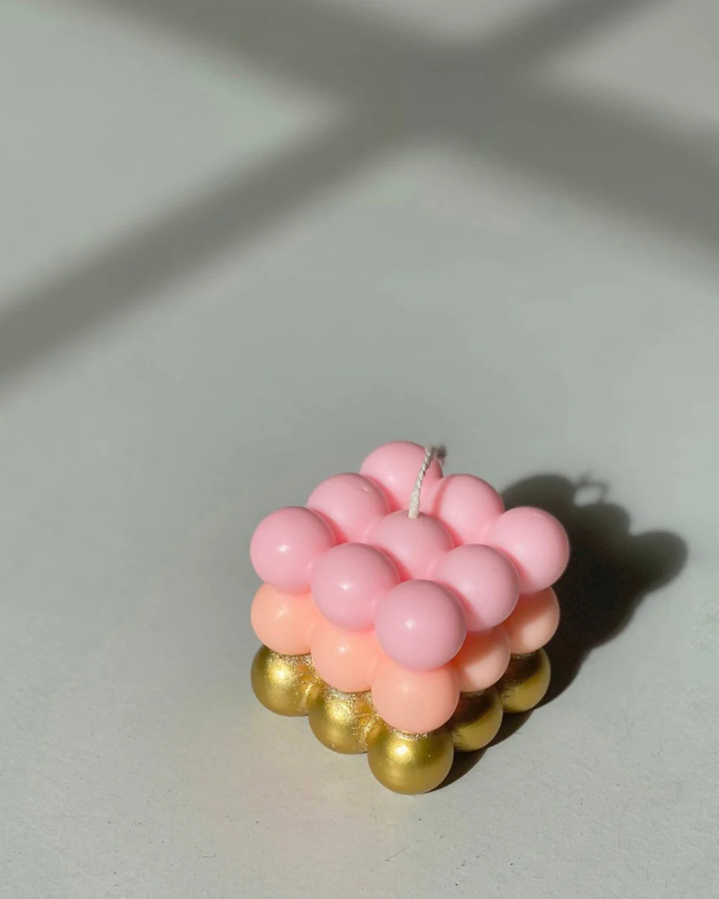 Dip Dye Bubble Candle - Sundowner