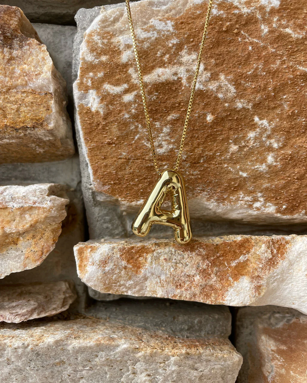 Balloon Initial Necklace