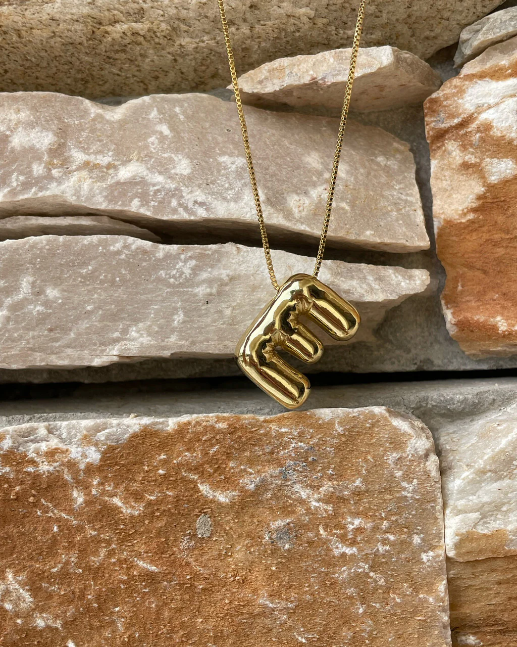 Balloon Initial Necklace