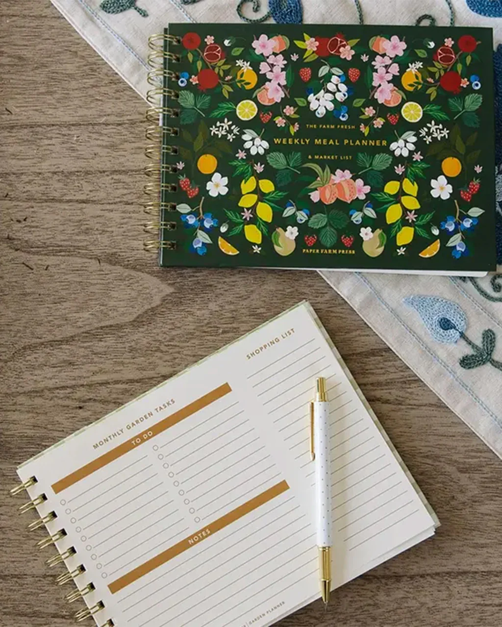 Farm Fresh Weekly Meal Planner - Floral