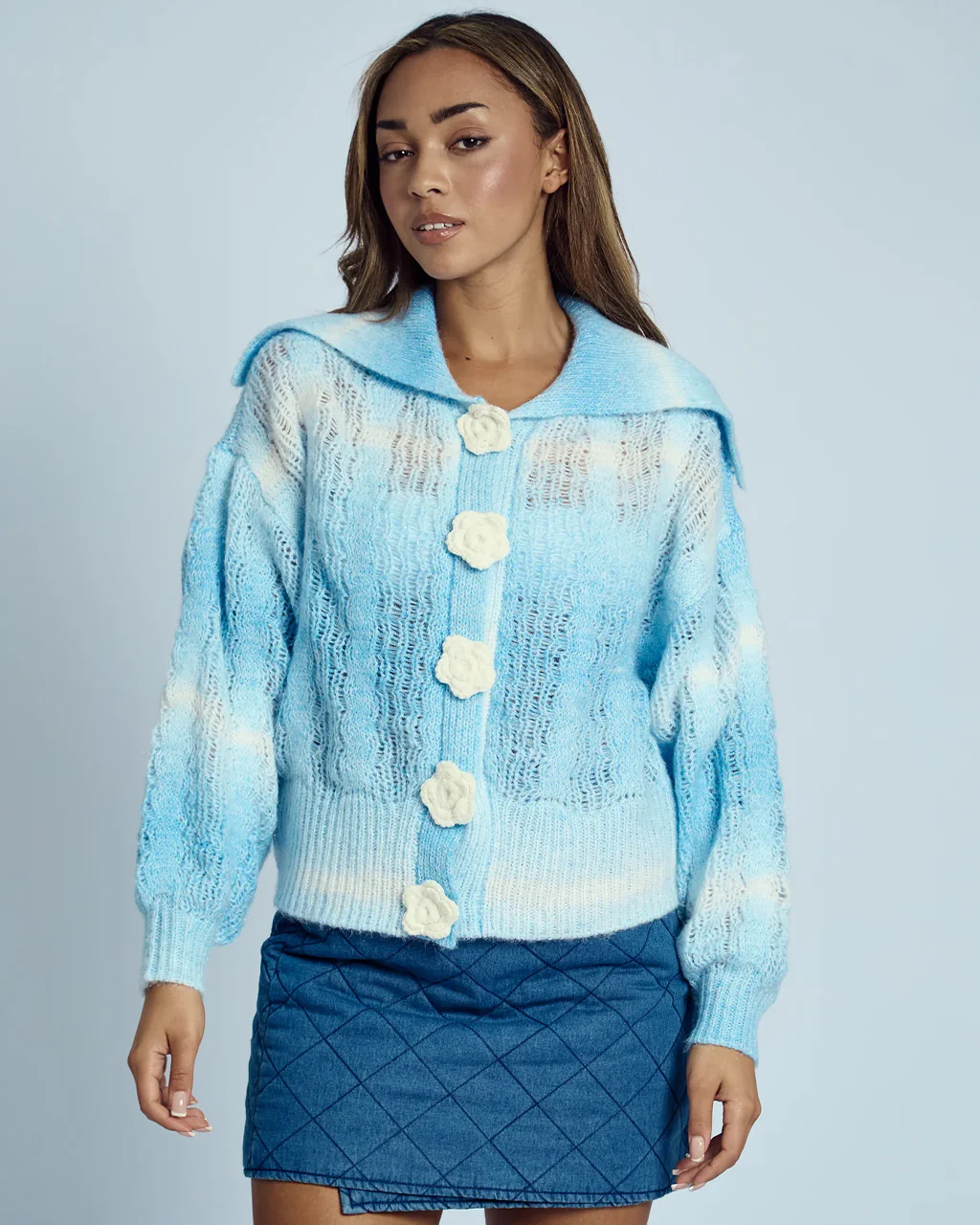 Felicity Floral Knit Cardigan
