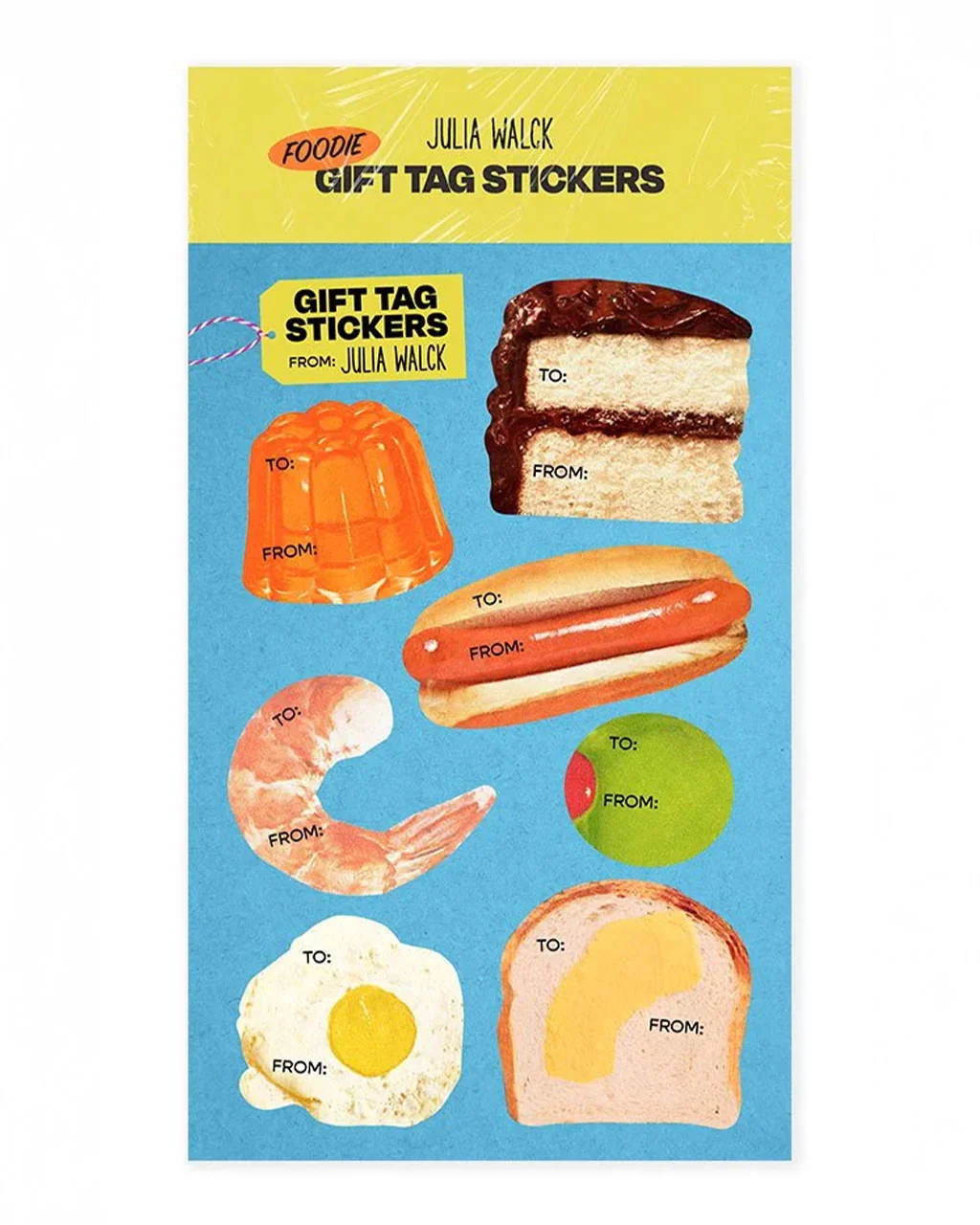 Foodie Gift Tag Stickers