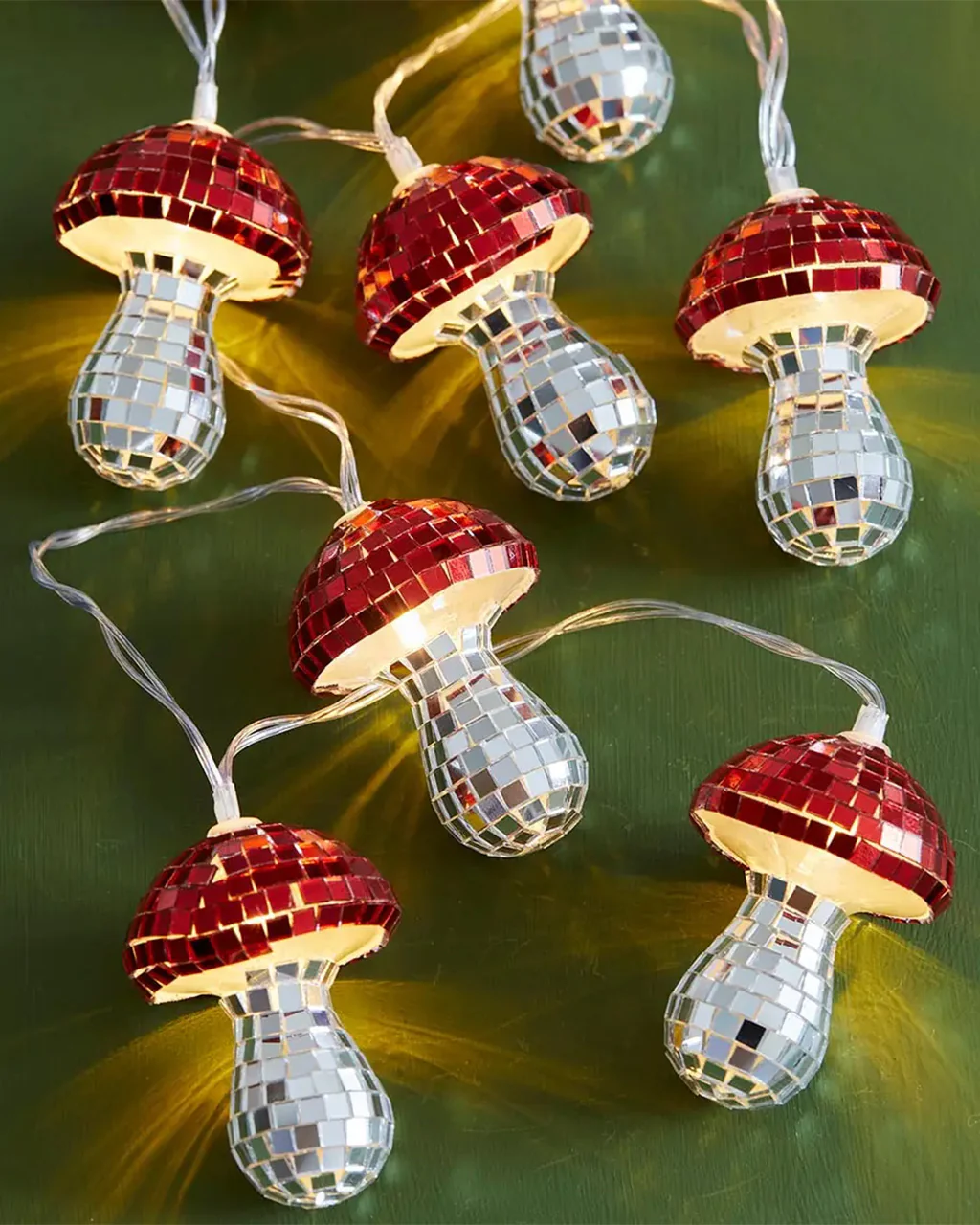 Forest Mushroom LED Disco String Lights