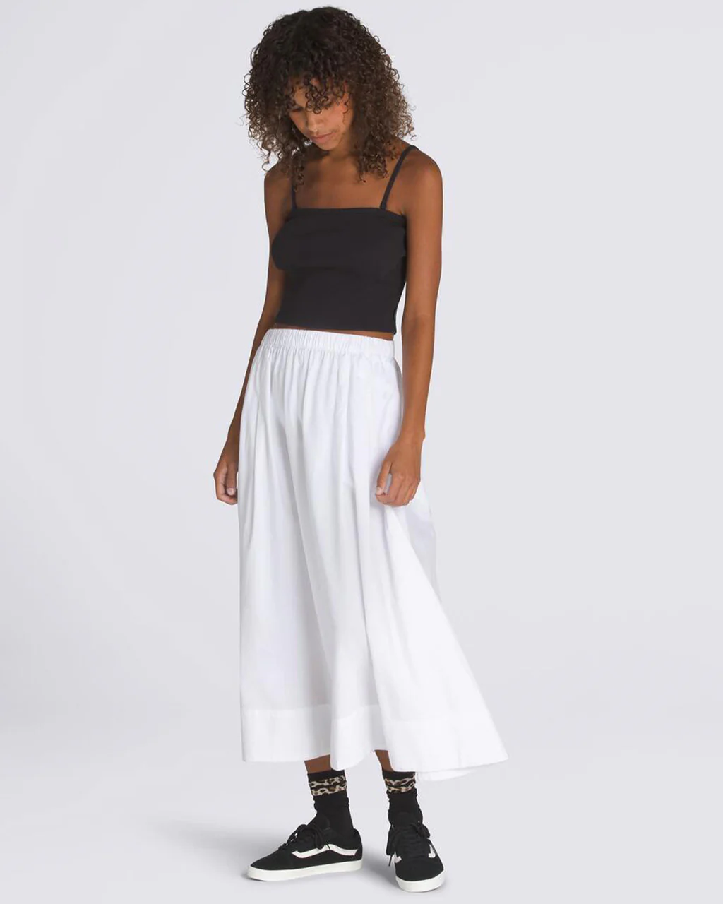 Francesca Full Skirt - White