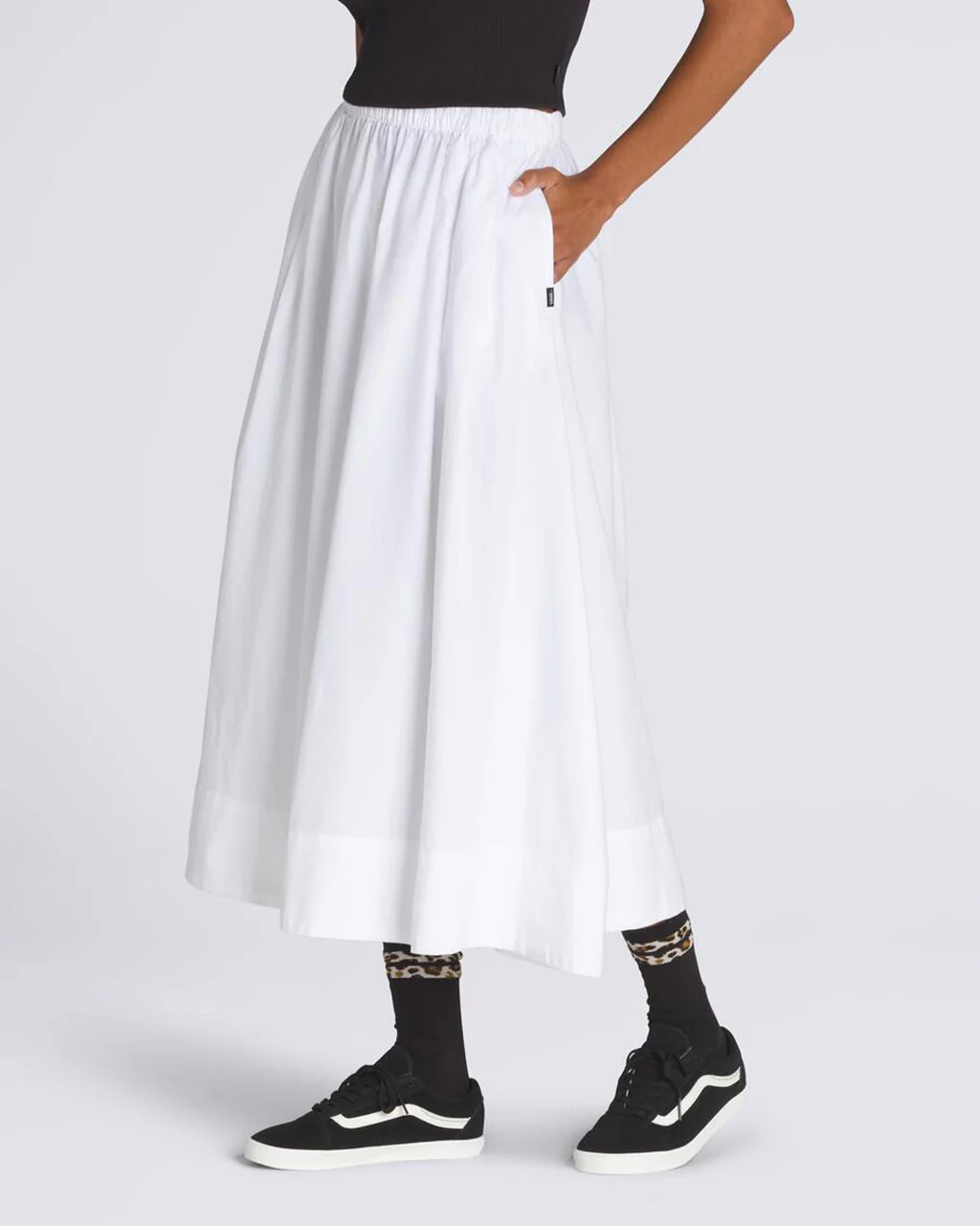 Francesca Full Skirt - White