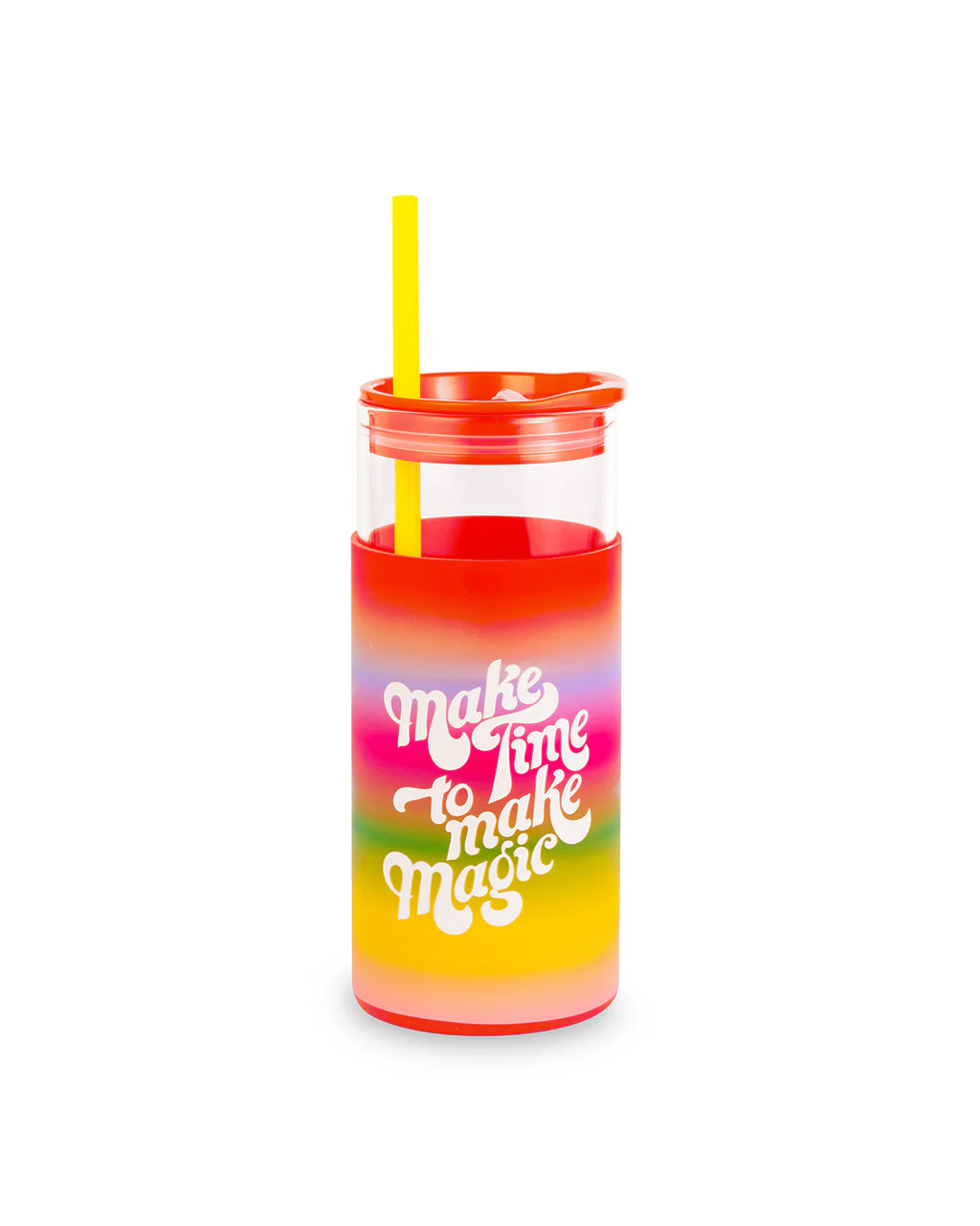 Glass Tumbler - Make Time to Make Magic
