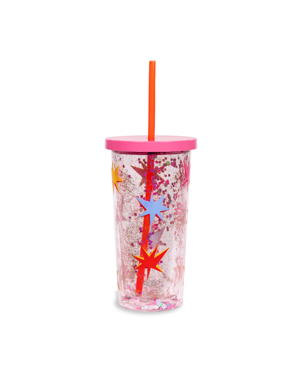 Glitter Bomb Sip Sip Tumbler with Straw - Starburst