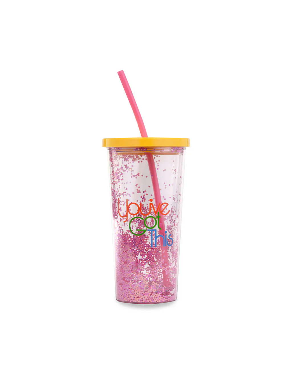 Glitter Bomb Sip Sip Tumbler with Straw - You've Got This