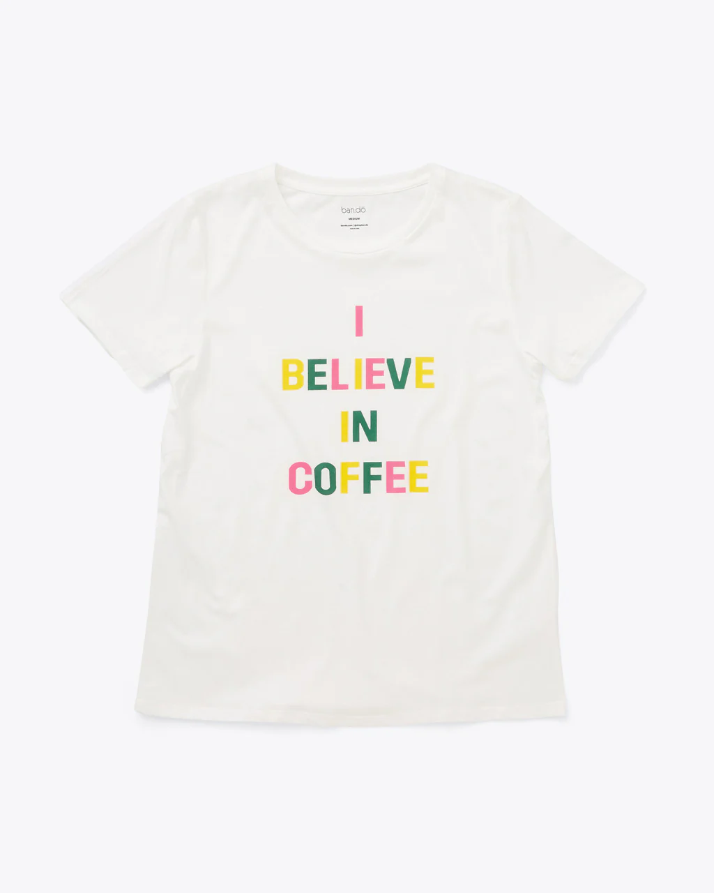 I Believe in Coffee Tee - Multi
