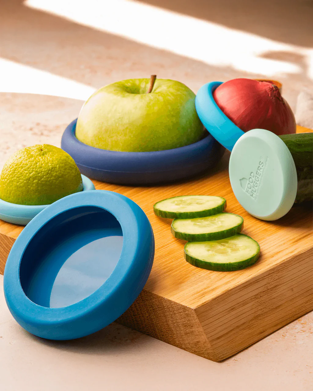 Ice Blue Food Huggers - Set of 5