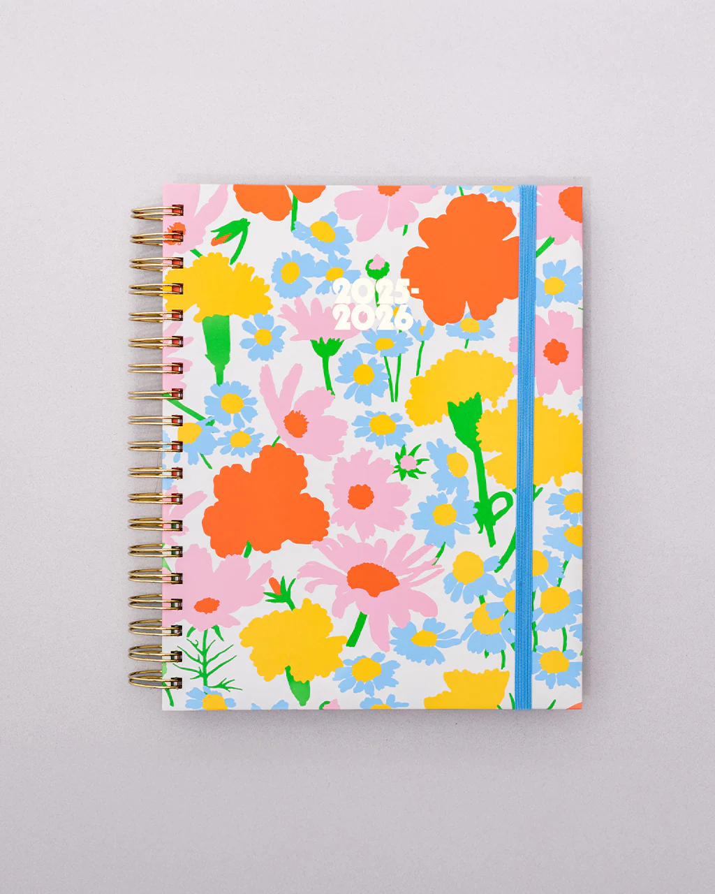 Large 17-Month Academic Planner - Ivory Floral